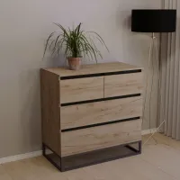 Комод Тиса Мебель 405 Дуб Тахо 90x45x90 см