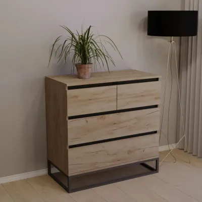 Комод Тиса Мебель 405 Дуб Тахо 90x45x90 см