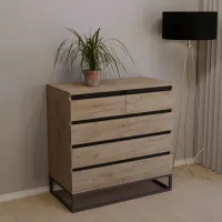 Комод Тиса Мебель 406 Дуб Тахо 90x45x90 см