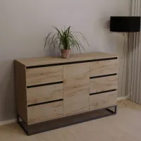 Комод Тиса Мебель 419 Дуб Тахо 90x45x140 см