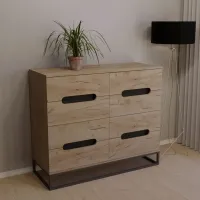Комод Тиса Мебель 423 Дуб Тахо 102x45x120 см