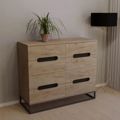 Комод Тиса Мебель 423 Дуб Тахо 102x45x120 см