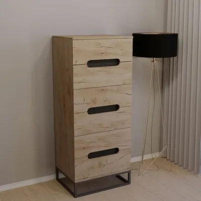 Комод Тиса Мебель 425 Дуб Тахо 144x45x60 см