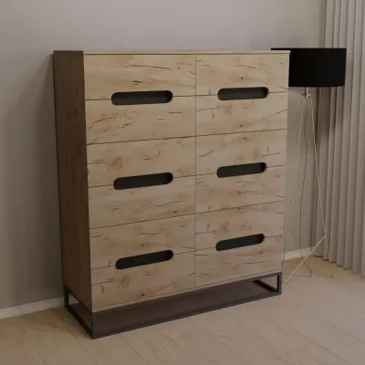 Комод Тиса Мебель 426 Дуб Тахо 144x45x120 см