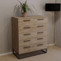 Комод Тиса Мебель 433 Дуб Тахо 108x45x90 см