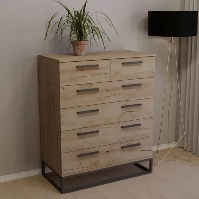 Комод Тиса Мебель 433 Дуб Тахо 108x45x90 см