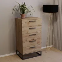Комод Тиса Мебель 437 Дуб Тахо 108x45x60 см