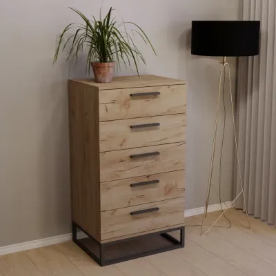 Комод Тиса Мебель 437 Дуб Тахо 108x45x60 см