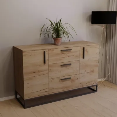 Комод Тиса Мебель 445 Дуб Тахо 90x45x140 см