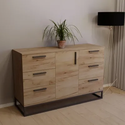 Комод Тиса Мебель 447 Дуб Тахо 90x45x140 см