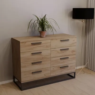 Комод Тиса Мебель 449 Дуб Тахо 102x45x120 см