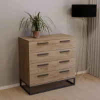 Комод Тиса Мебель 428 Дуб Тахо 90x45x90 см