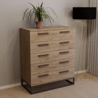 Комод Тиса Мебель 429 Дуб Тахо 108x45x90 см