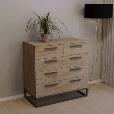 Комод Тиса Мебель 432 Дуб Тахо 90x45x90 см