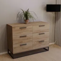 Комод Тиса Мебель 441 Дуб Тахо 90x45x120 см