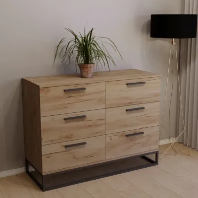 Комод Тиса Мебель 441 Дуб Тахо 90x45x120 см