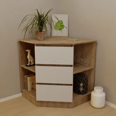 Комод Тиса Мебель 343 Дуб Тахо 90x80x80 см