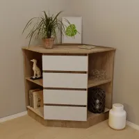 Комод Тиса Мебель 344 Дуб Тахо 90x80x80 см