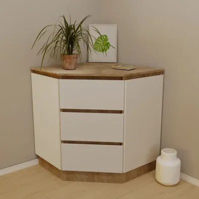 Комод Тиса Мебель 345 Дуб Тахо 90x80x80 см