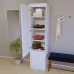 Шафа-Пенал Тиса Мебель ШС-204 Білий 205x50x50 см