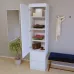 Шафа-Пенал Тиса Мебель ШС-206 Білий 205x50x50 см