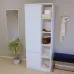 Шафа-Пенал Тиса Мебель ШС-208 Білий 205x50x80 см