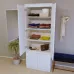 Шафа-Пенал Тиса Мебель ШС-210 Білий 205x50x80 см