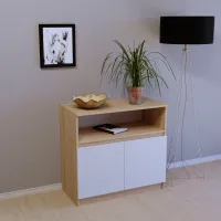 Тумба прикроватная Тиса Мебель ТП-207 Тахо Белый 75x40x80 см