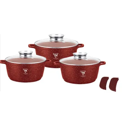Набір кастрюль TOP KITCHEN TK00020 Червоний (43882-TK00020_2156)