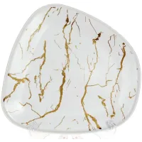 Порцелянова тарілка BonaDi Esmalte de Marmol blanco 23.5 см Білий DP186170 Порцелянова тарілка BonaDi Esmalte de Marmol blanco 23.5 см Білий DP186170