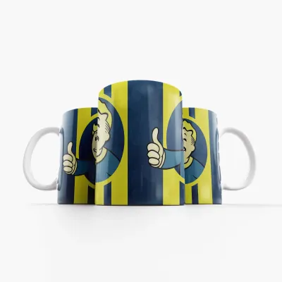 Чашка Fan Girl Vault-Boy 330 мл Белый (24343)