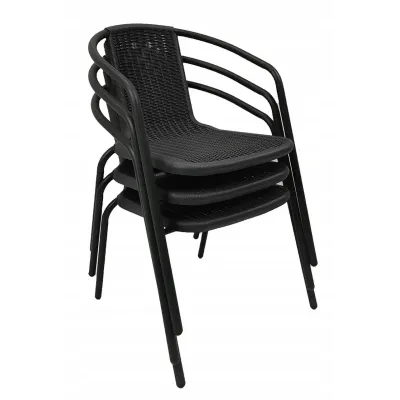 Комплект садових мебелів Kontrast Garden-8 FI150 Black Комплект садових мебелів Kontrast Garden-8 FI150 Black