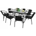 Комплект садових мебелів Kontrast Garden-8 FI150 Black