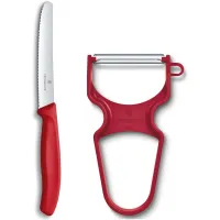 Кухонний набір із двох предметів Victorinox Swiss Classic Paring червоний (6.7111.23) Кухонний набір із двох предметів Victorinox Swiss Classic Paring червоний (6.7111.23)