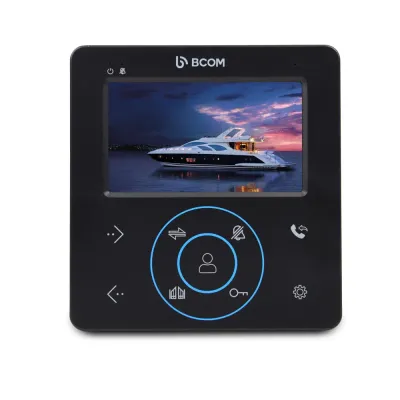 Комплект видеодомофона и видеопанель BCOM BD-480 Black Kit Комплект видеодомофона и видеопанель BCOM BD-480 Black Kit