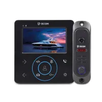 Комплект відеодомофона і відеопанель BCOM BD-480 Black Kit Комплект відеодомофона і відеопанель BCOM BD-480 Black Kit