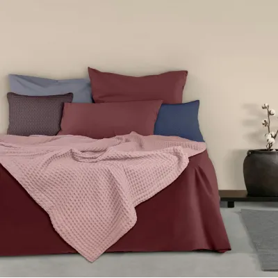 Плед-покрывало вафельное COSAS 200х220 см Sakura Greek Waffle Розовый