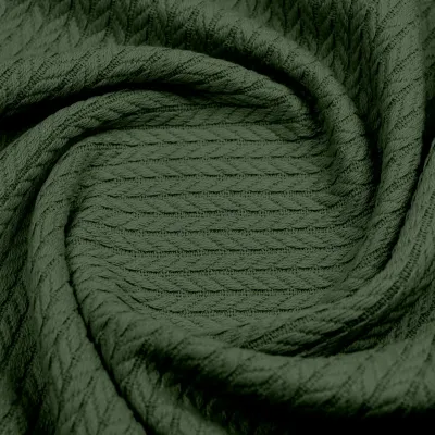 Плед-покривало косичка COSAS 200х220 см Agave Knitted Braid Агава