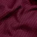 Плед-покрывало косичка COSAS 200х220 см Ruby Knitted Braid Бордовый