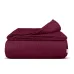 Плед-покрывало косичка COSAS 200х220 см Ruby Knitted Braid Бордовый