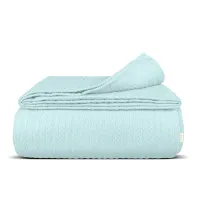 Плед-покрывало косичка COSAS 200х220 см Mint Knitted Braid Мятный Плед-покрывало косичка COSAS 200х220 см Mint Knitted Braid Мятный