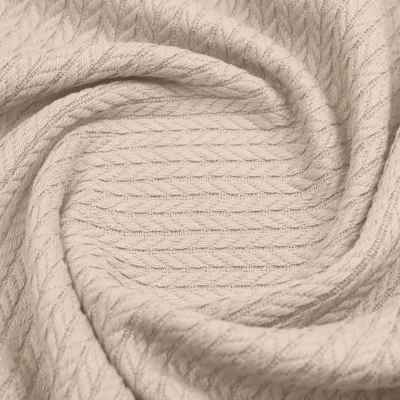 Плед-покрывало косичка COSAS 200х220 см Magnolia Knitted Braid Магнолия