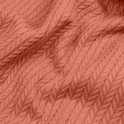 Плед-покривало косичка COSAS 200х220 см Amber Knitted Braid Помаранчевий Плед-покривало косичка COSAS 200х220 см Amber Knitted Braid Помаранчевий
