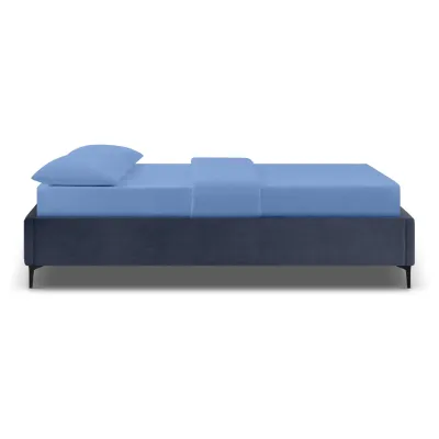 Ліжко двоспальне COSAS Kiwi Denim 160x200 см Кобальт