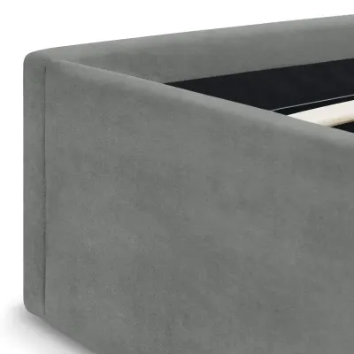 Ліжко двоспальне COSAS Kiwi Stone 160x200 см Базальт