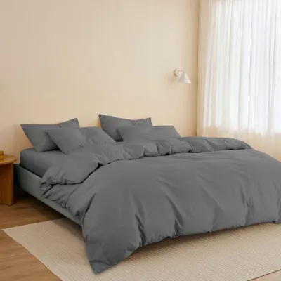 Ліжко двоспальне COSAS Kiwi Stone 160x200 см Базальт