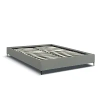 Кровать двуспальная COSAS Kiwi Stone 160x200 см Базальт
