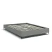Ліжко двоспальне COSAS Kiwi Stone 160x200 см Базальт