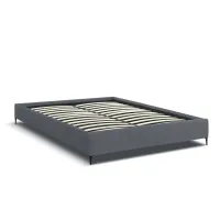 Ліжко двоспальне COSAS Kiwi Iron 160x200 см Граніт