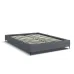 Кровать двуспальная COSAS Kiwi Iron 160x200 см Гранит
